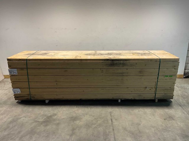 Vuren planken ruw - 420x12,5x3,2 cm (40x) - afbeelding 2 van  7