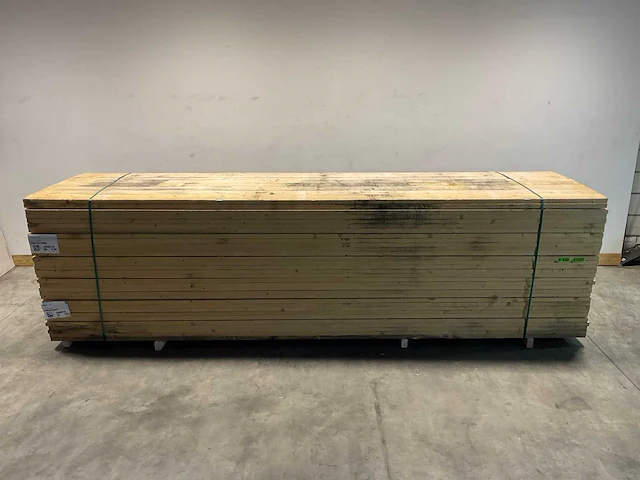 Vuren planken ruw - 420x12,5x3,2 cm (45x) - afbeelding 2 van  7