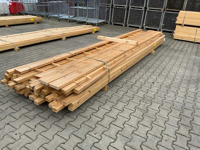 Vuren plank/ligger 4800mm (72x) - afbeelding 1 van  10