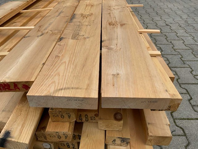 Vuren plank/ligger 4800mm (72x) - afbeelding 8 van  10