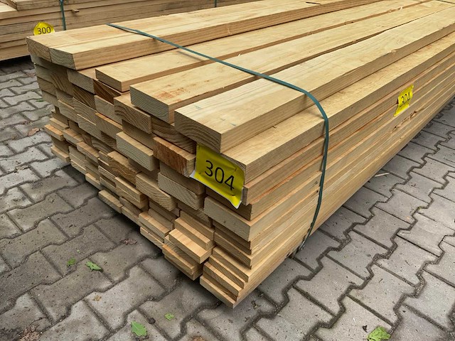 Vuren plank/ligger mix 4880mm (87x) - afbeelding 1 van  4