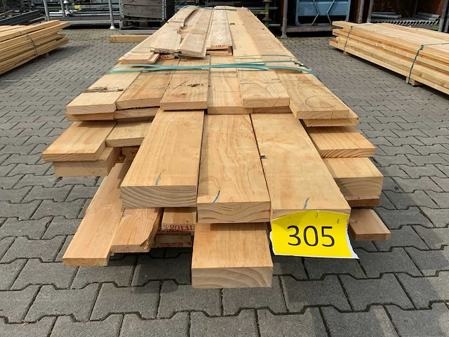 Vuren plank/ligger mix pakket tot 5500mm (110x) - afbeelding 13 van  14