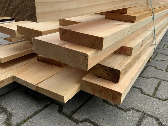 Vuren plank/ligger mix pakket tot 5500mm (110x) - afbeelding 3 van  14