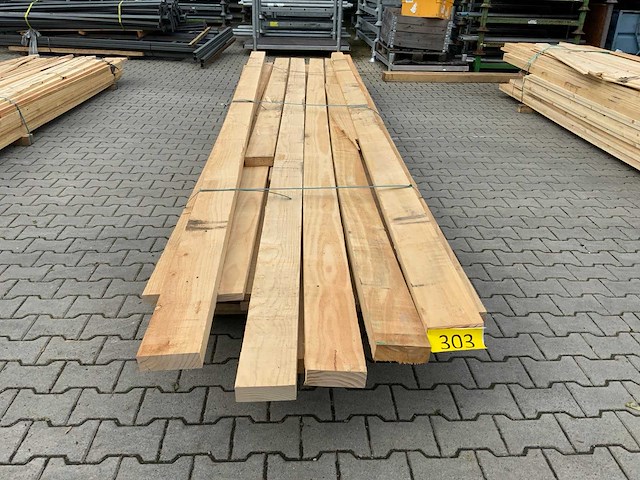 Vuren plank/ligger mix pakket tot 5500mm (52x) - afbeelding 2 van  6
