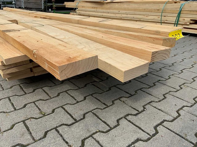 Vuren plank/ligger mix pakket tot 5500mm (52x) - afbeelding 4 van  6