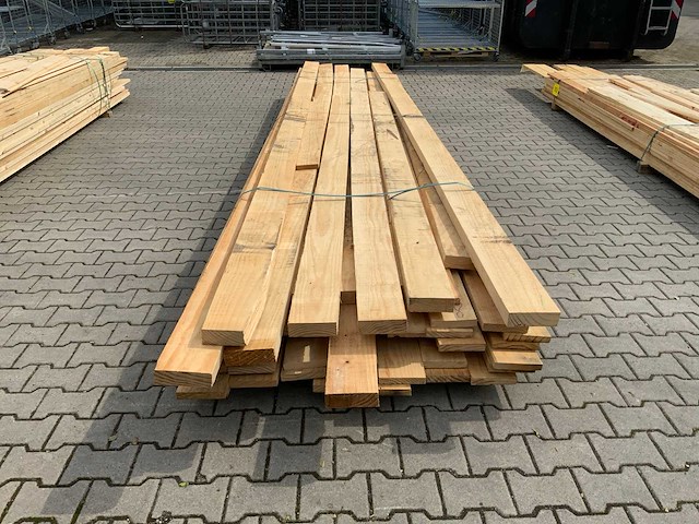 Vuren plank/ligger mix pakket tot 5500mm (52x) - afbeelding 6 van  8