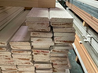 Vuren plint recht 12x55 mm - afbeelding 2 van  2