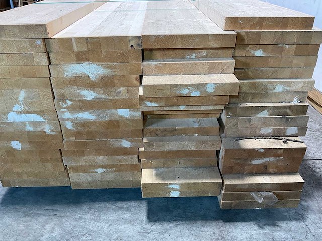 Vuren premium balk gelamineerd 500x28,5x4 cm (20x) - afbeelding 7 van  9