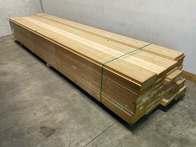 Vuren premium balk gelamineerd 500x28,5x4 cm (20x) - afbeelding 2 van  7