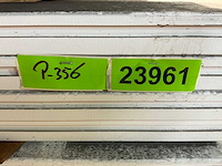 Vuren raamprofiel r wit gegrond 300x9x4 cm (50x) - afbeelding 1 van  1