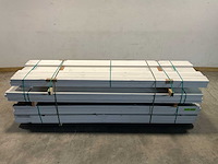 Vuren raamprofiel r wit gegrond 300x9x4 cm (50x) - afbeelding 2 van  9