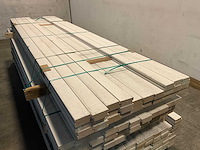 Vuren raamprofiel r wit gegrond 300x9x4 cm (50x) - afbeelding 3 van  9