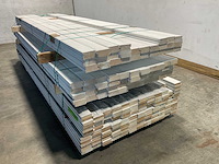 Vuren raamprofiel r wit gegrond 300x9x4 cm (50x) - afbeelding 4 van  9