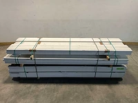 Vuren raamprofiel r wit gegrond 300x9x4 cm (50x) - afbeelding 2 van  9