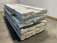 Vuren raamprofiel r wit gegrond 300x9x4 cm (50x) - afbeelding 4 van  9