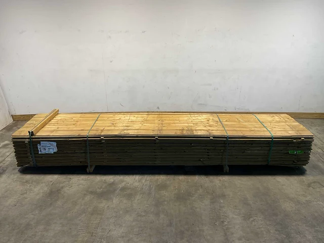 Vuren rabat geïmpregneerd - 420x15x2,2 cm (70x) - afbeelding 2 van  8