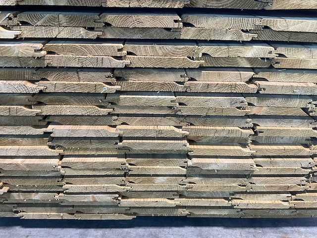 Vuren rabat geïmpregneerd - 420x15x2,2 cm (70x) - afbeelding 6 van  8