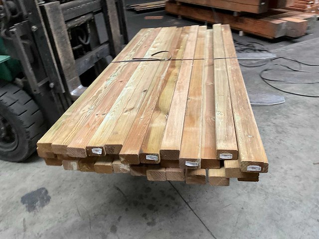 Vuren regel geïmpregneerd 180x6,8x4,5 cm (33x) - afbeelding 5 van  6