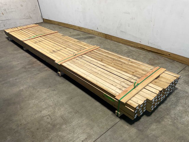 Vuren regel geschaafd 480x7x4,4 cm (50x) - afbeelding 2 van  6