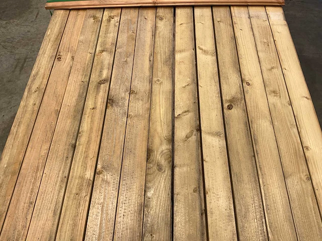 Vuren regel geschaafd 480x7x4,4 cm (50x) - afbeelding 5 van  6