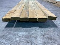 Vuren regel geschaafd 480x8,9x3,8 cm (6x) - afbeelding 4 van  5