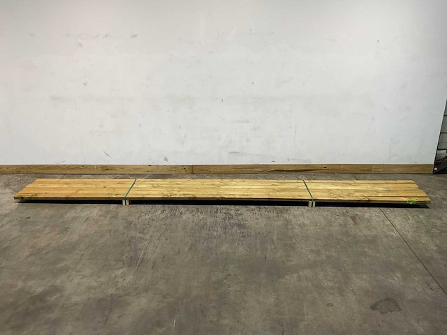 Vuren regel geschaafd 480x8,9x3,8 cm (6x) - afbeelding 1 van  5