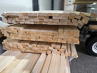 Vuren regels 4200x58x32mm (72x) - afbeelding 3 van  3