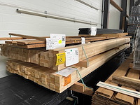 Vuren regels geschaafd 4200x58x32mm (72x) - afbeelding 4 van  4