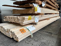 Vuren regels geschaafd 4800x58x32mm (72x) - afbeelding 4 van  4