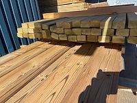 Vuren regels geschaafd geïmpregneerd 2600x70x45m (39x) - afbeelding 3 van  3