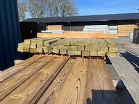 Vuren regels geschaafd geïmpregneerd 2600x75x47mm (39x) - afbeelding 3 van  3