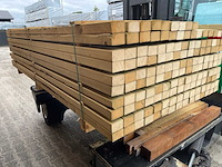 Vuren regels geschaafd groen geïmpregneerd 2470x75x47mm (145x) - afbeelding 3 van  3