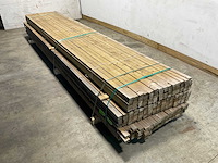 Vuren regelwerk s4s/r4 geïmpregneerd 420x5,5x2,8 cm (125x) - afbeelding 1 van  8