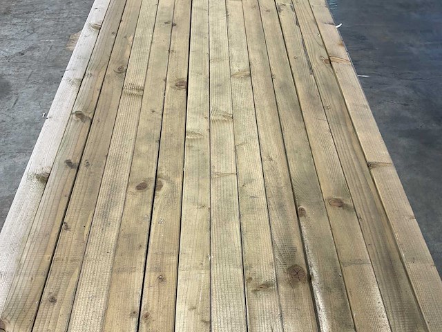 Vuren regelwerk s4s/r4 geïmpregneerd 420x5,5x2,8 cm (125x) - afbeelding 4 van  8