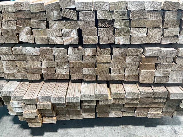 Vuren regelwerk s4s/r4 geïmpregneerd 420x5,5x2,8 cm (125x) - afbeelding 6 van  8