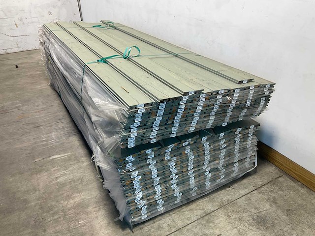 Vuren rhombusprofielplank triple 300x14,5x2,2 cm (55x) - afbeelding 2 van  3