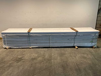 Vuren sponningplank wit gespoten 500x19,5x1,8 cm (44x) - afbeelding 2 van  7