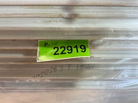 Vuren sponningplank wit gespoten 500x19,5x1,8 cm (50x) - afbeelding 4 van  4