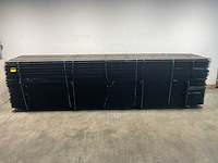 Vuren sponningplank zwart geïmpregneerd 500x15x1,8 cm (75x) - afbeelding 2 van  7