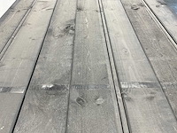 Vuren sponningplank zwart geïmpregneerd 500x15x1,8 cm (75x) - afbeelding 3 van  7