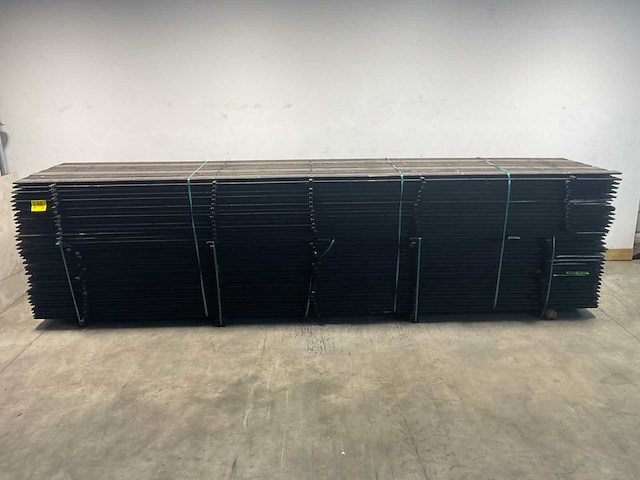 Vuren sponningplank zwart geïmpregneerd 500x15x1,8 cm (88x) - afbeelding 2 van  3