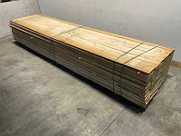 Vuren steigerplank 500x19,5x3 cm (48x) - afbeelding 1 van  5