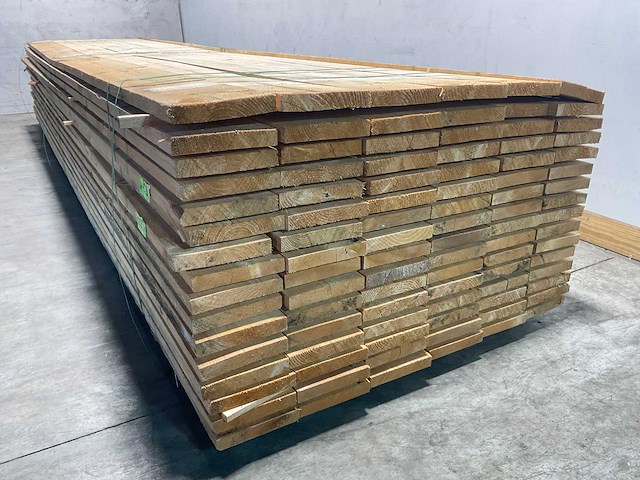 Vuren steigerplank 500x19,5x3 cm (96x) - afbeelding 5 van  7