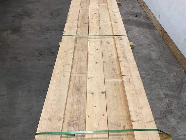 Vuren steigerplank 500x20x3,2 cm (16x) - afbeelding 4 van  7