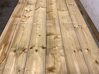 Vuren steigerplank geïmpregneerd 500x19,5x3 cm (48x) - afbeelding 3 van  7