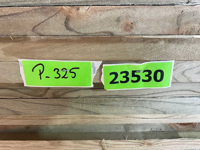 Vuren steigerplank geïmpregneerd 500x19,5x3 cm (52x) - afbeelding 6 van  6