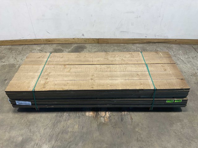 Vuren steigerplanken vintage look 250x20x3,2 cm (36x) - afbeelding 2 van  8