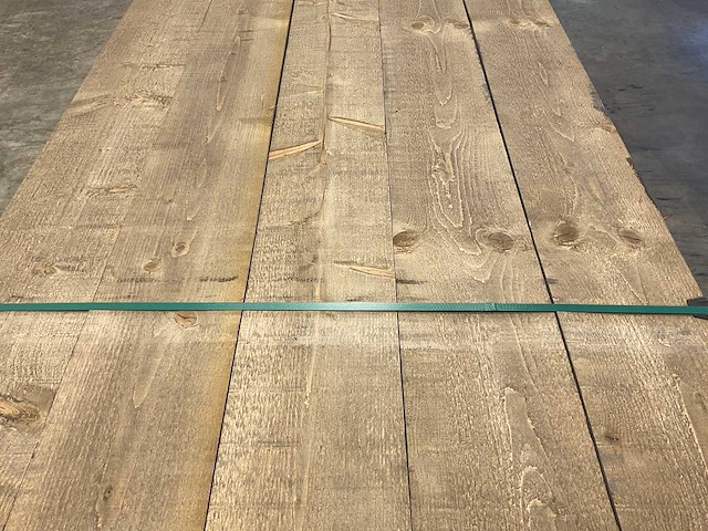 Vuren steigerplanken vintage look 250x20x3,2 cm (36x) - afbeelding 4 van  8