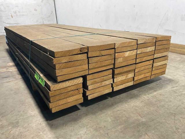Vuren steigerplanken vintage look 250x20x3,2 cm (36x) - afbeelding 5 van  8
