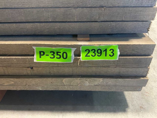 Vuren steigerplanken vintage look 250x20x3,2 cm (36x) - afbeelding 8 van  8